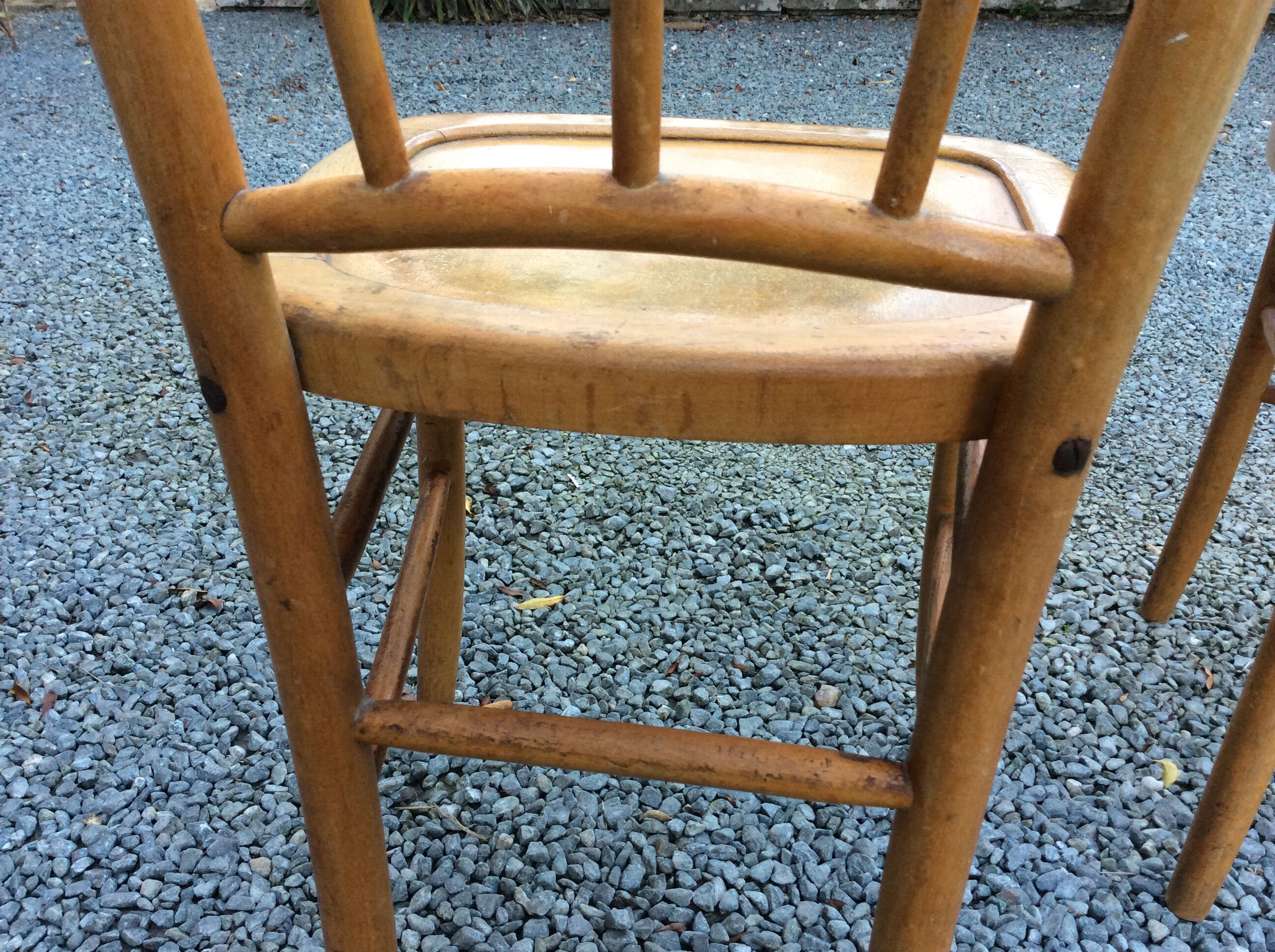 Paire de chaises de bistrot