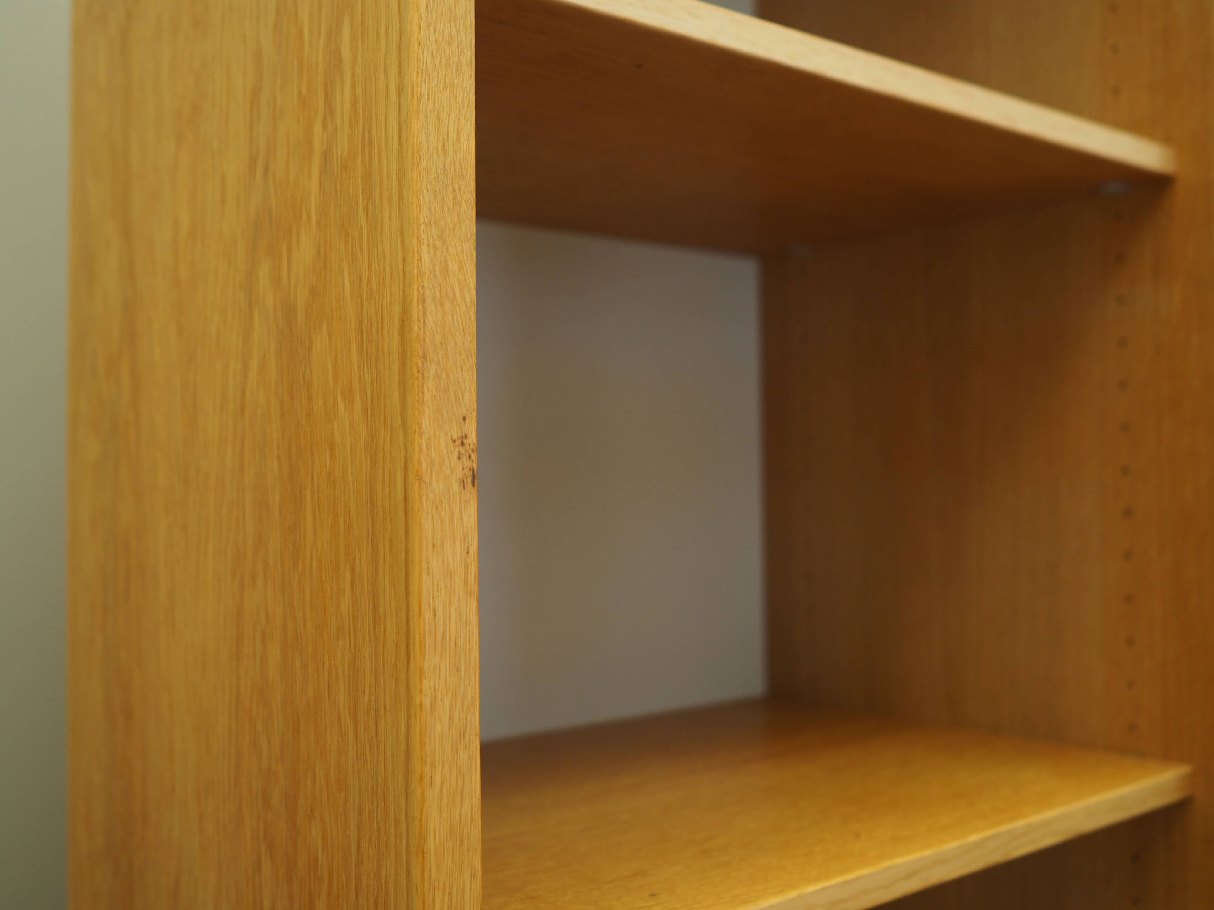 Ash bookcase, Danish design, 1970s, production: Denmark