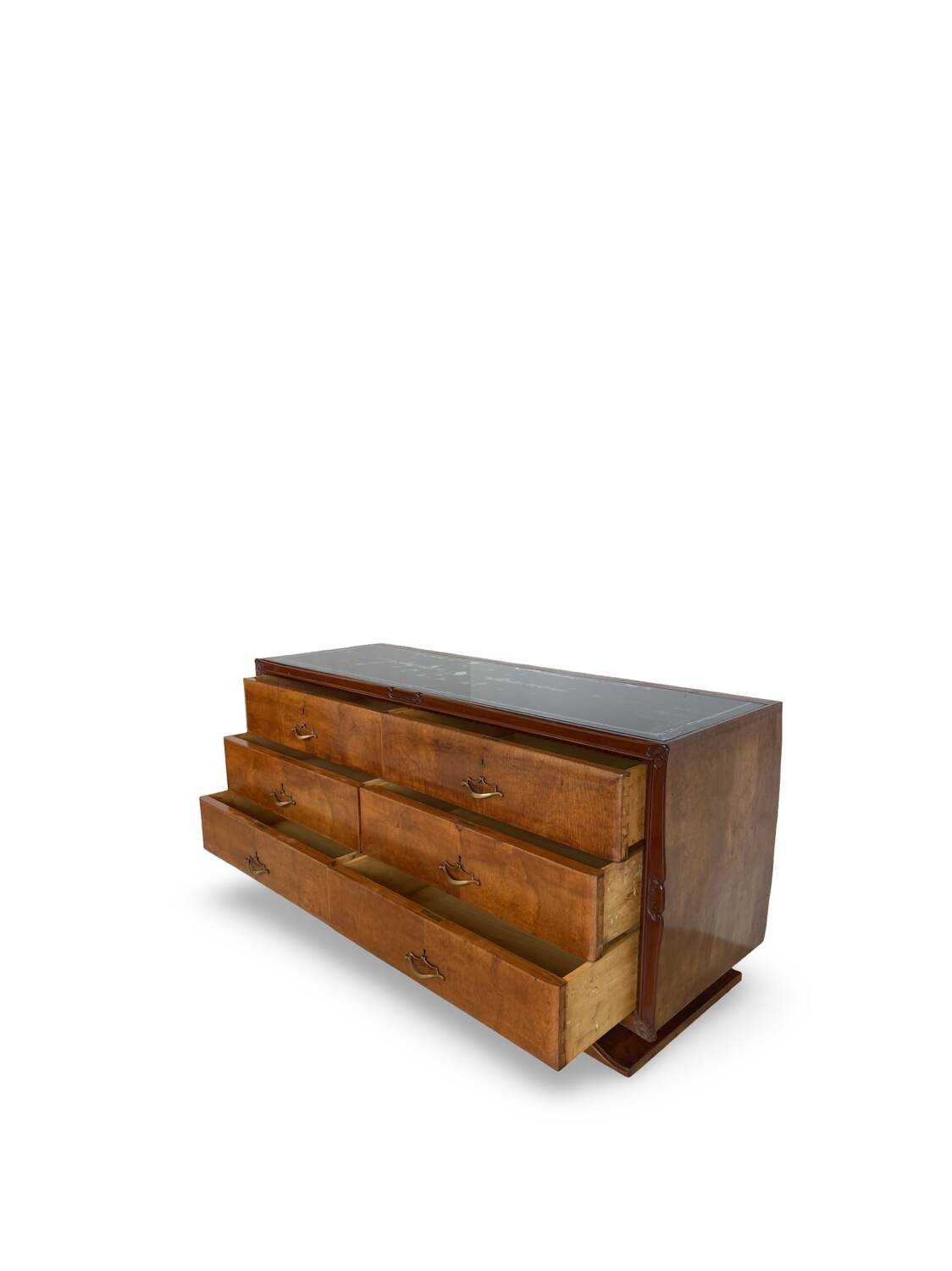 An art deco Italian chest of drawers, Italy 1950s