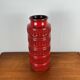 Large West Germany red glazed ceramic vase