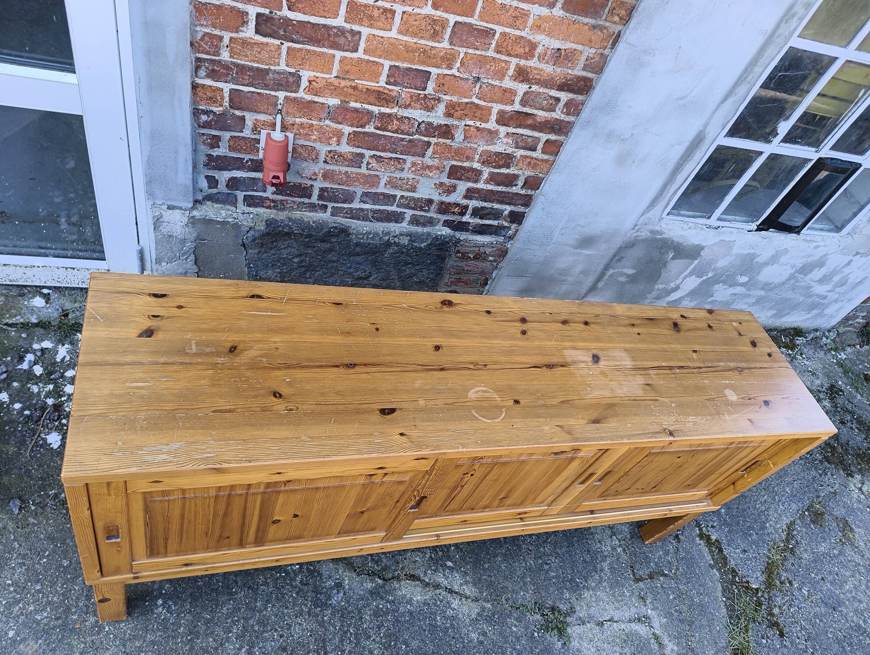 danish sideboard in pine from the 70s