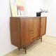Teak highboard with doors and drawers, 1960s
