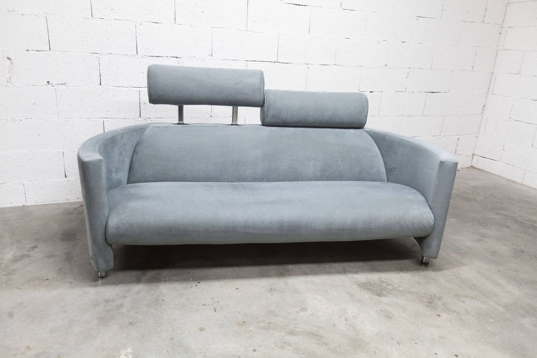Negresco Sofa Design Bernard Massot for Neology France Moiré Velvet