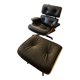 Fauteuil lounge et ottoman Charles Eames édition Herman Miller