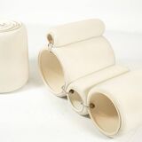 Pair of Tube Armchairs by Joe Colombo for Flexform, first edition.