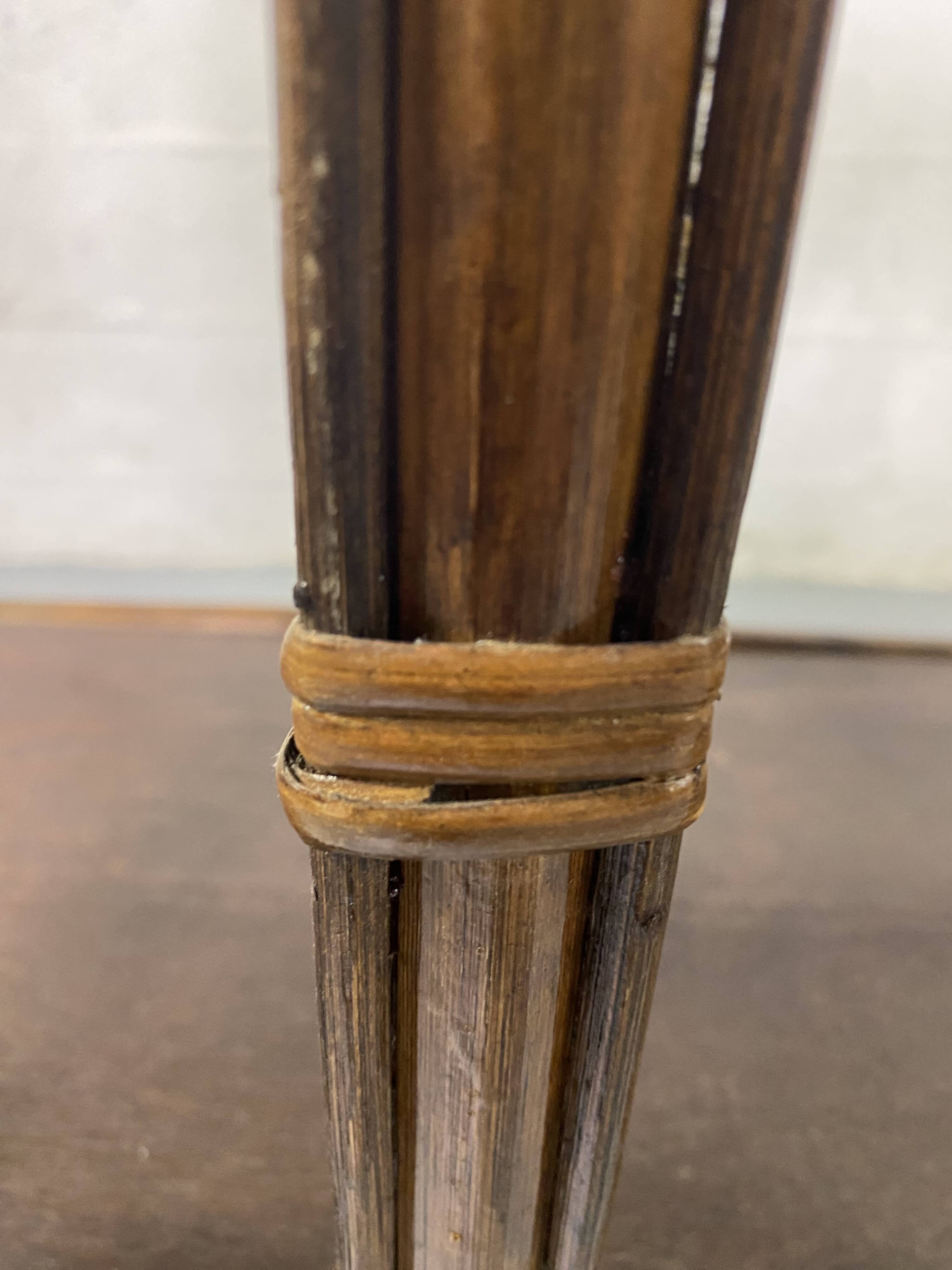 Rattan shelf
