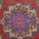 Tapis vintage noué à la main Oushak sku2586