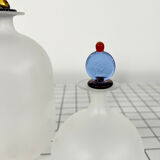 Pair of Italian vials made of murano glass, 1970s