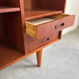 Big vintage Danish bookcase teak