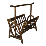Bamboo magazine holder, rattan