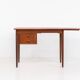 Teak drop-leaf desk