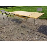 Table formica vintage jaune