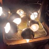 Lampe cascade chromée années 60