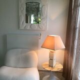 Vintage stone lamp