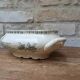 Old vegetable dish serving dish Terre de Fer Opaque porcelain from Gien Ocean model