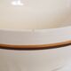 pair of salad bowls, French earthenware, bistro