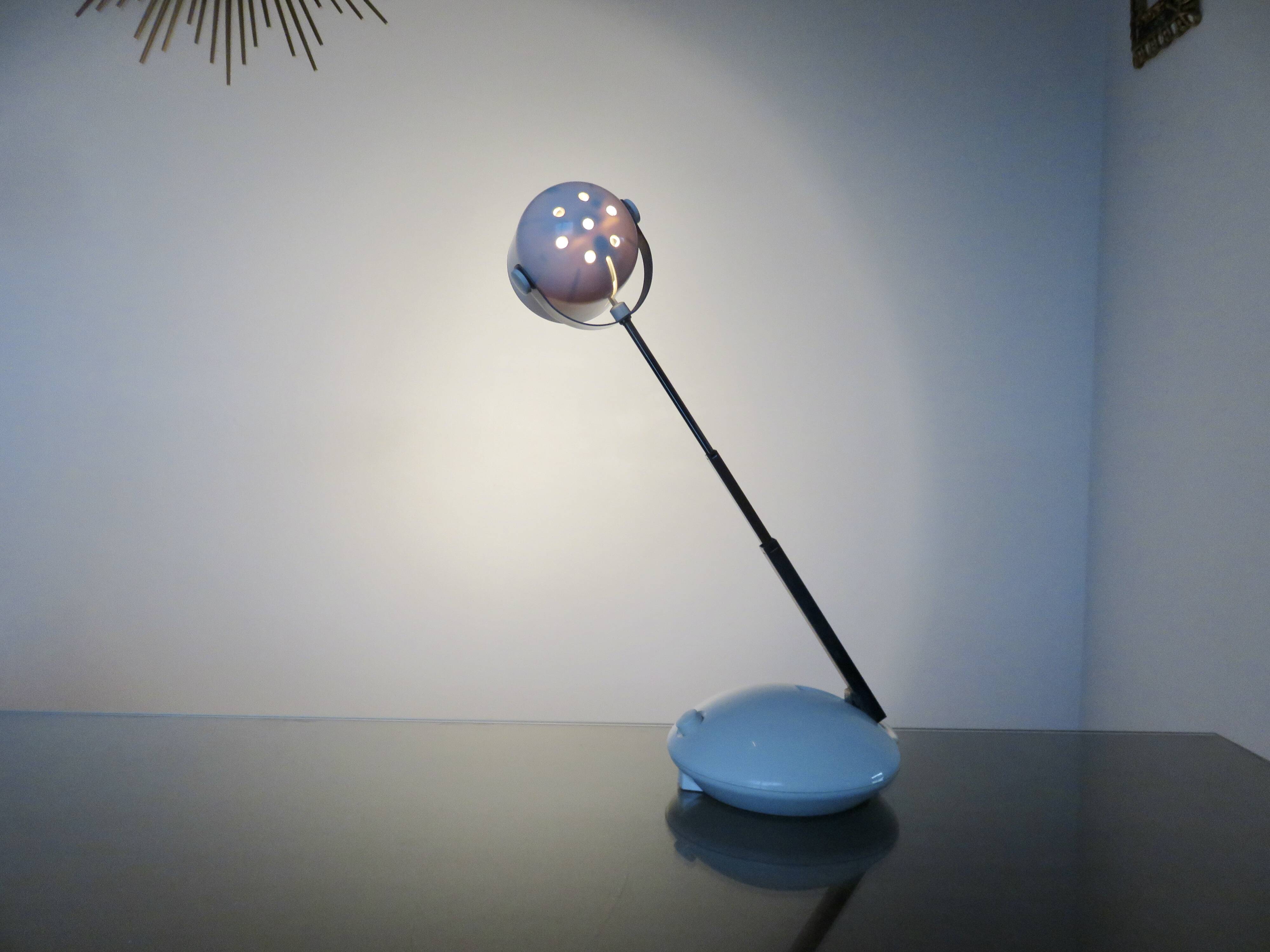 Paire de lampes space age télescopiques 1970