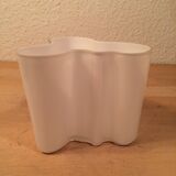 Vase Alvar Aalto Iitala 9.5 cm white glass