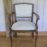 1950s bridge-style armchair