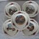 5 hollow plates H.Loux Sarreguemines Obernai