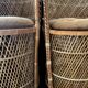 Paire Fauteuils  rotin osier