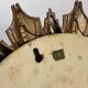 Vintage Hollywood Regency Goldleaf Sunburst Clock