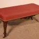 banquette en acajou du 19° siècle - Angleterre