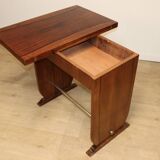 Art Deco “Portefeuille” style table in rosewood, 1950