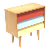 Vintage small chest of drawers in the style of Jiří Jiroutek, made in the 1970s