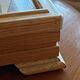 Wooden chess and backgammon set