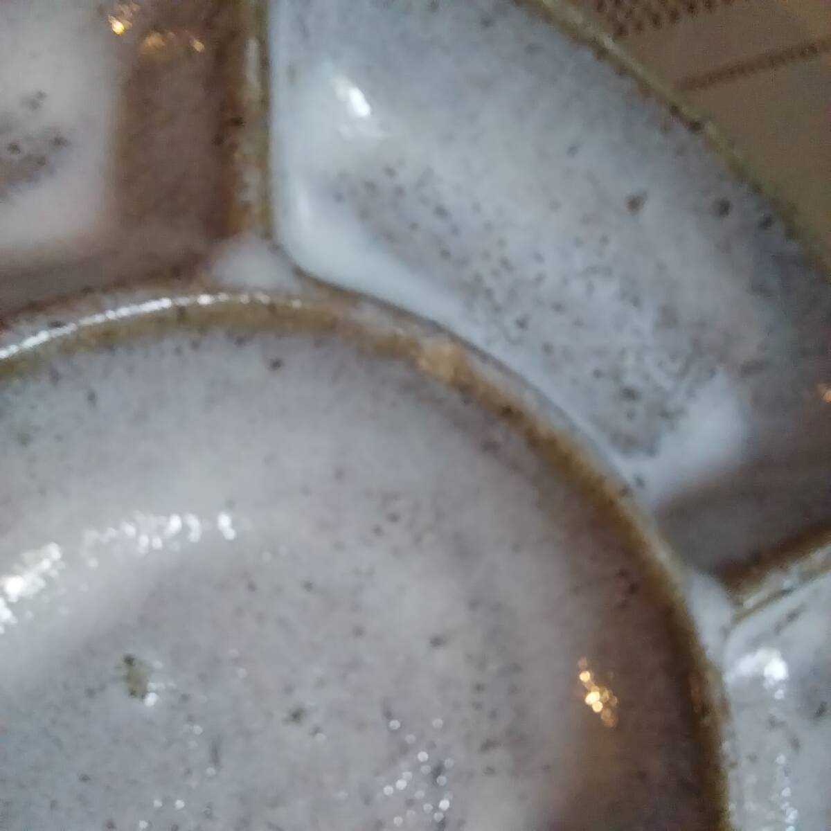 Vintage glazed stoneware appetizer dishes