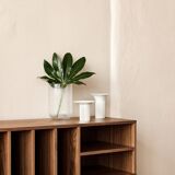 Vinyl Record Storage Cabinet Walnut "Silene"