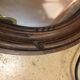 Wooden mirror early XIX
