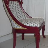 Children's armchair and pouf