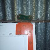 Vintage industrial wood door