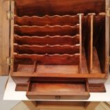Vintage solid wood mail holder