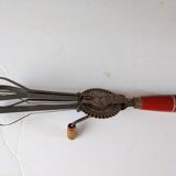 Antique manual metal mixer