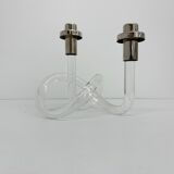 Dorothy Thorpe Pretzel mid-century lucite candle stick, 1940’s