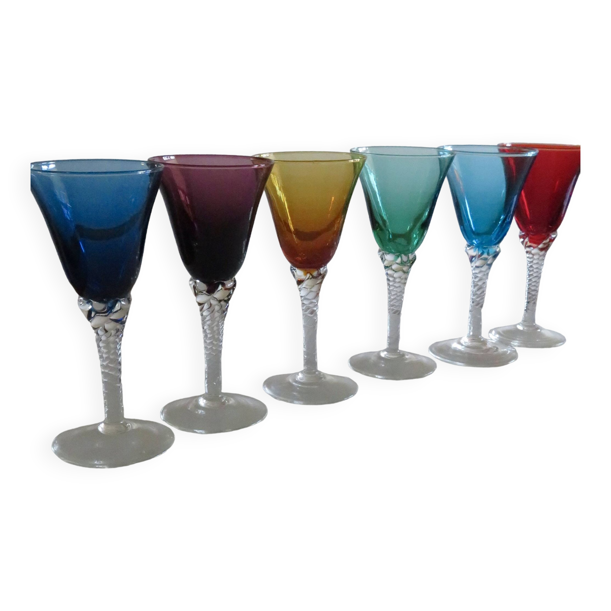 Verre Rouge Noel Excelsa Victoria Lot De 6 Verres à Eau, Verre Soufflé Verre Baroque