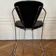 Chaise cuir et acier chromé - Linda par Arrben