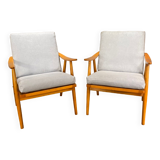 Para lekkich foteli TON Vintage Czechy 60'