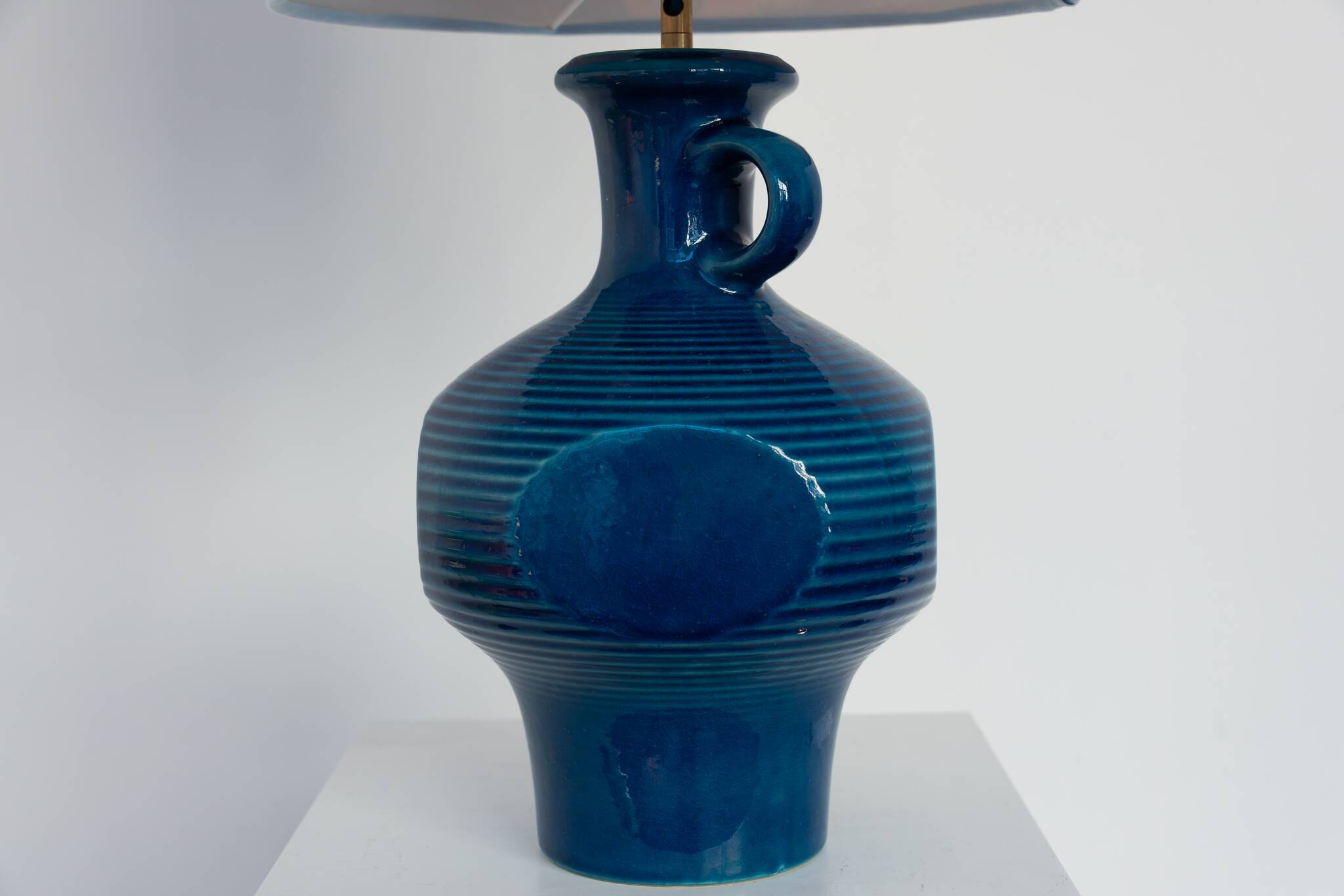 Lampe vintage à partir d'un vase Mid Century de Steuler, Cari Zalloni