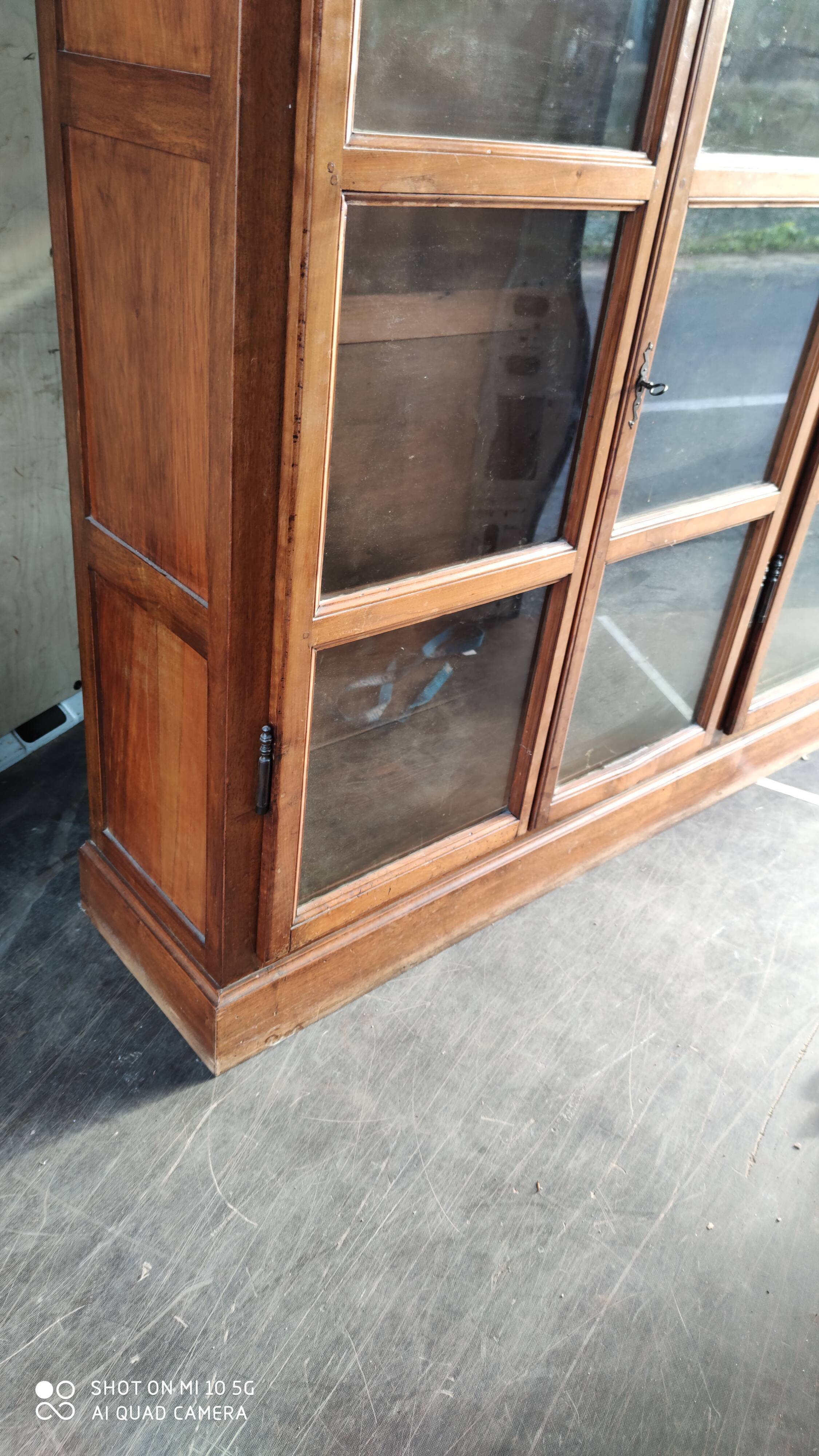 4-century blond walnut library