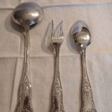 Antique flatware set for 51 place settings