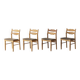 Henning Kjærnulf, dining chair (set of four)