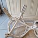 Set of 2 rattan children's chairs