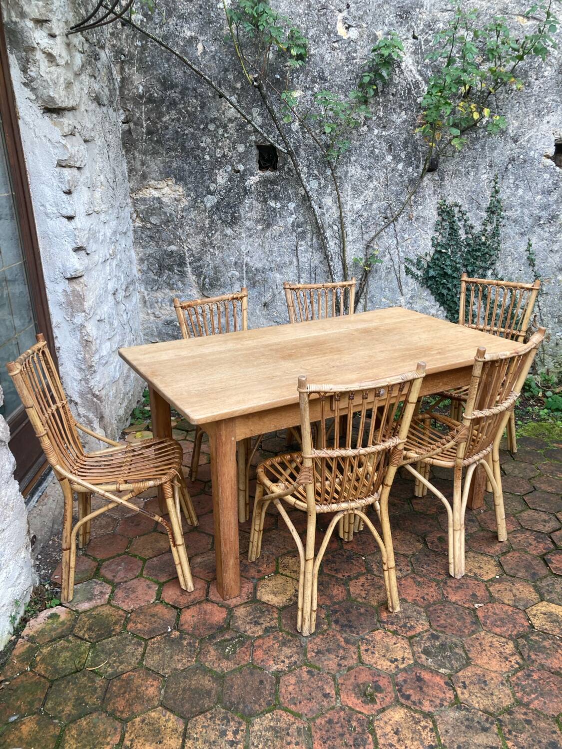 Vintage farmhouse table
