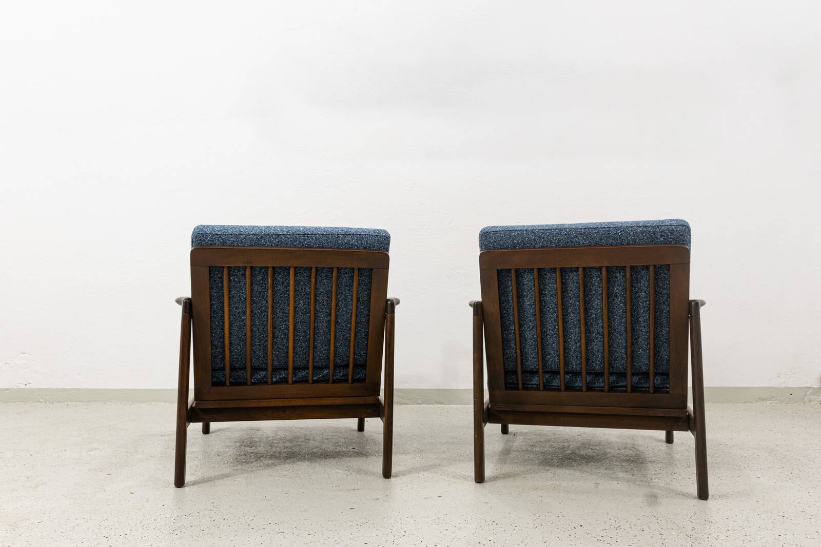 Vintage armchairs B-7522 by Zenon Bączyk, Poland, 1960s, set of 2