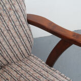 1950s cocktail armchair in grey-beige