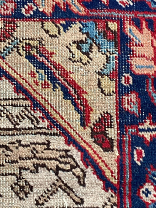 Antique Tabriz carpet 126x76cm